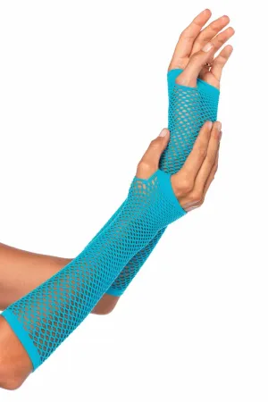 Triangle Net Fingerless Gloves