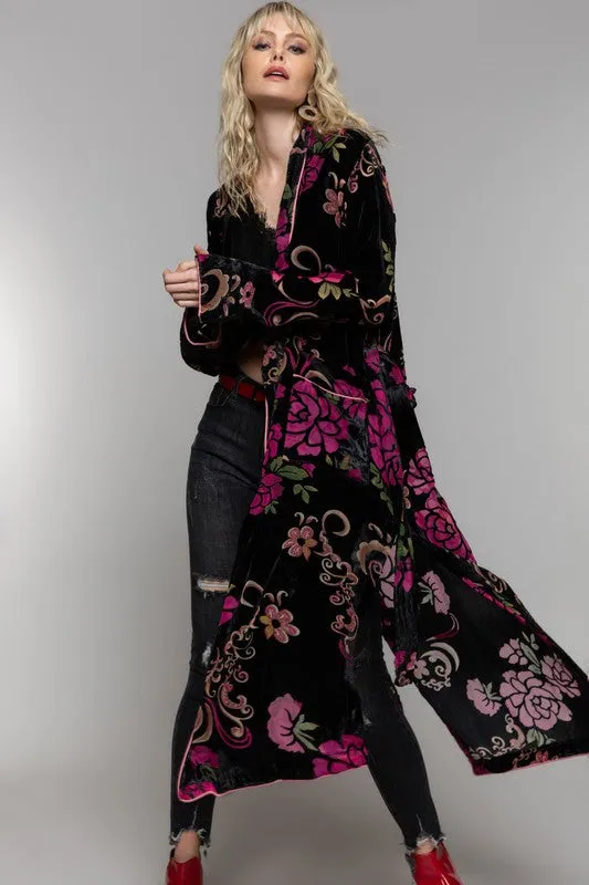 TRIUMPH VELVET FLORAL KIMONO