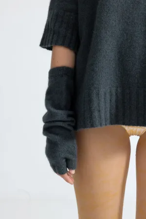 U Fingerless Gloves | Midnight