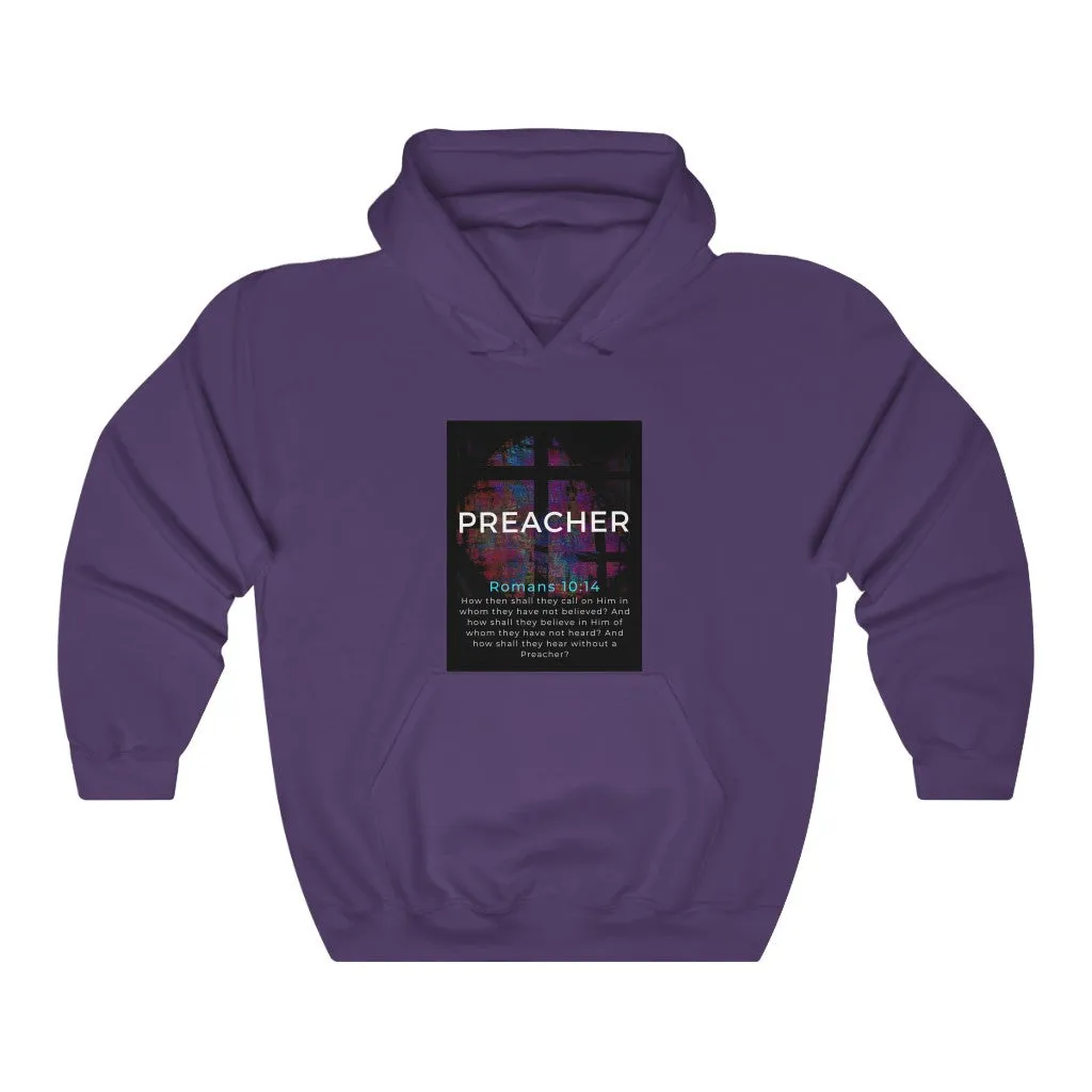 Unisex Heavy Blend™ Hooded Sweatshirt (Black Love Rocks Original Design - Preacher)