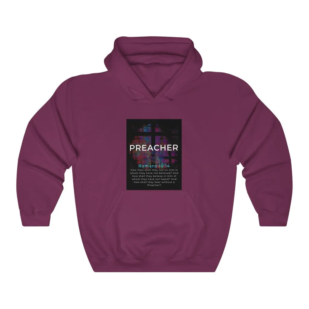 Unisex Heavy Blend™ Hooded Sweatshirt (Black Love Rocks Original Design - Preacher)