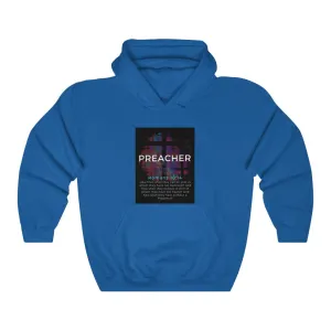 Unisex Heavy Blend™ Hooded Sweatshirt (Black Love Rocks Original Design - Preacher)