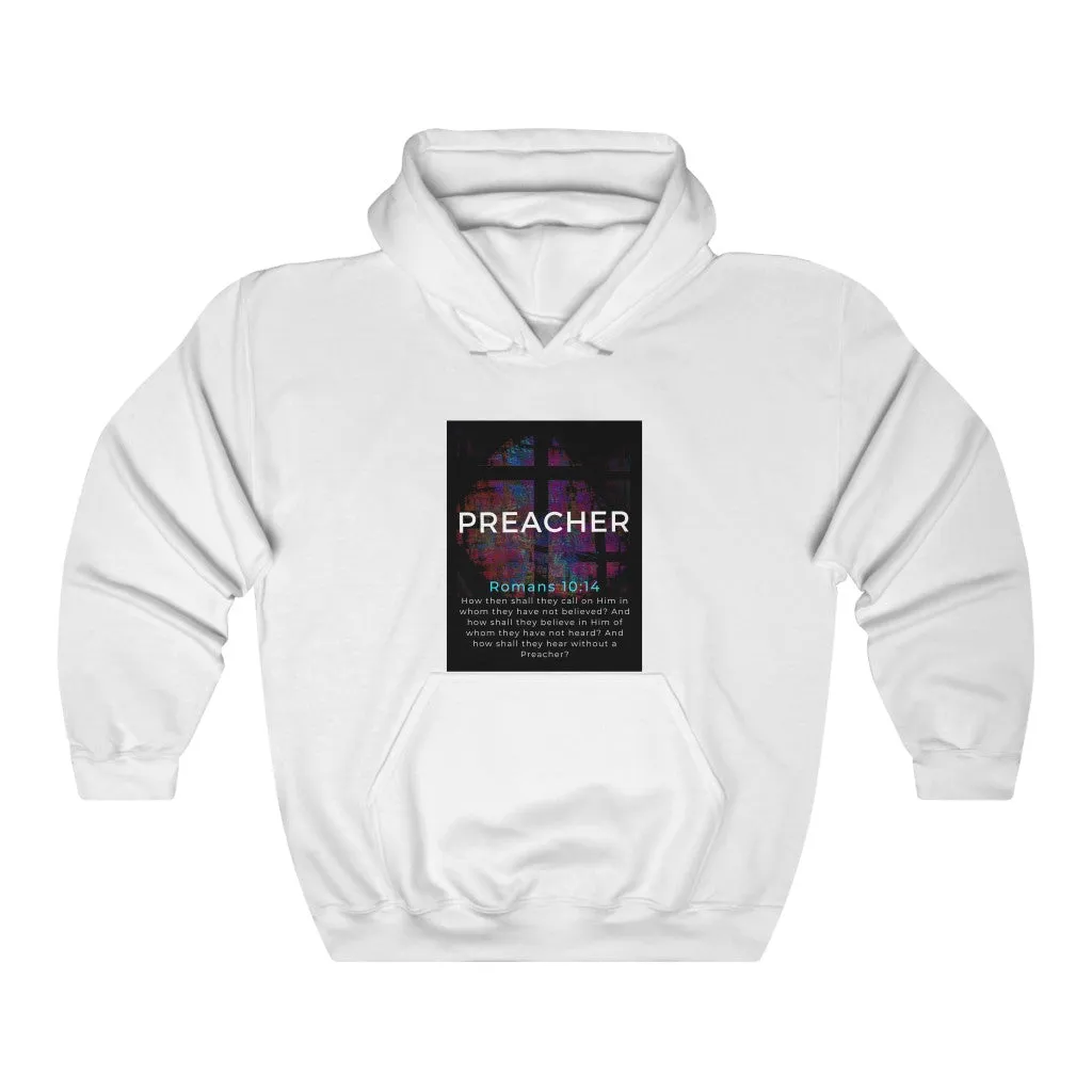 Unisex Heavy Blend™ Hooded Sweatshirt (Black Love Rocks Original Design - Preacher)
