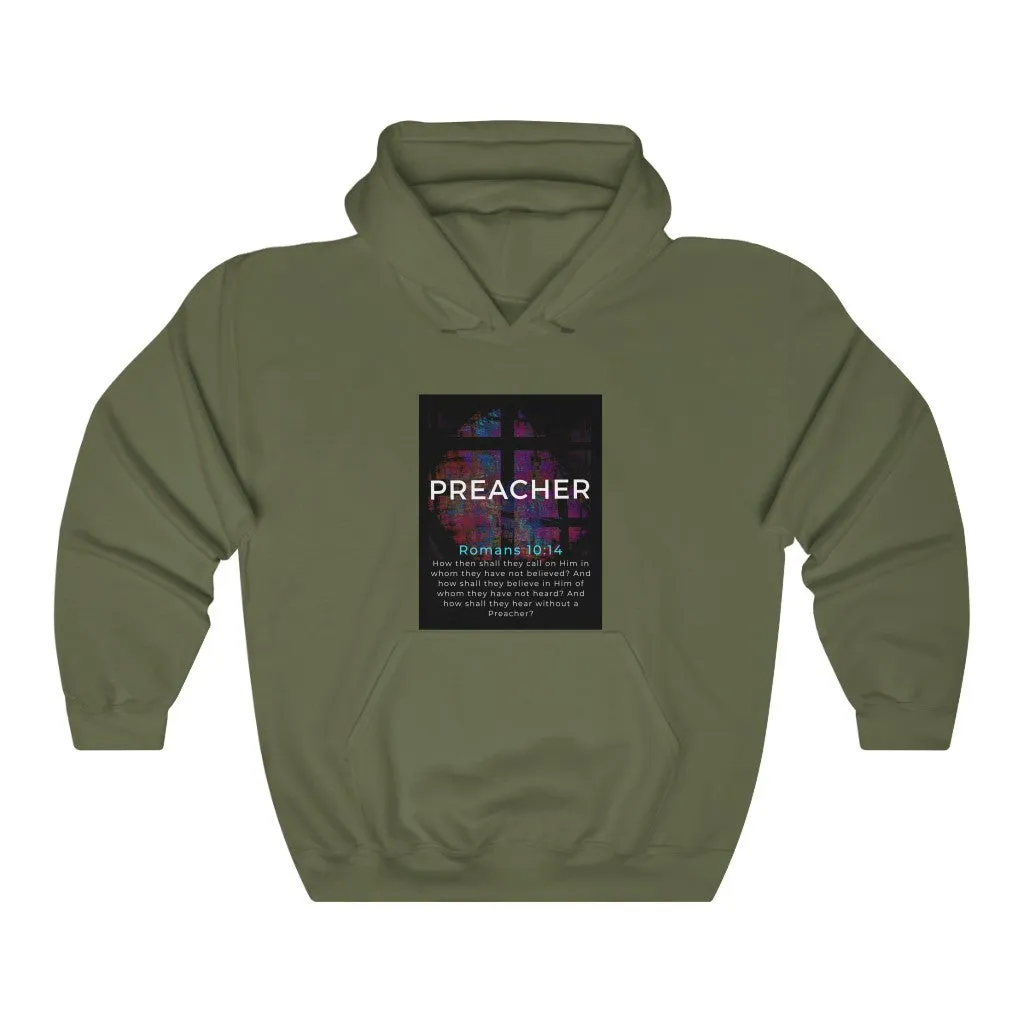 Unisex Heavy Blend™ Hooded Sweatshirt (Black Love Rocks Original Design - Preacher)