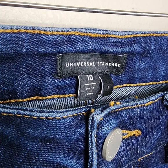 Universal Standard High-Rise Cropped Skinny Jeans Women's Size 10 EUC
