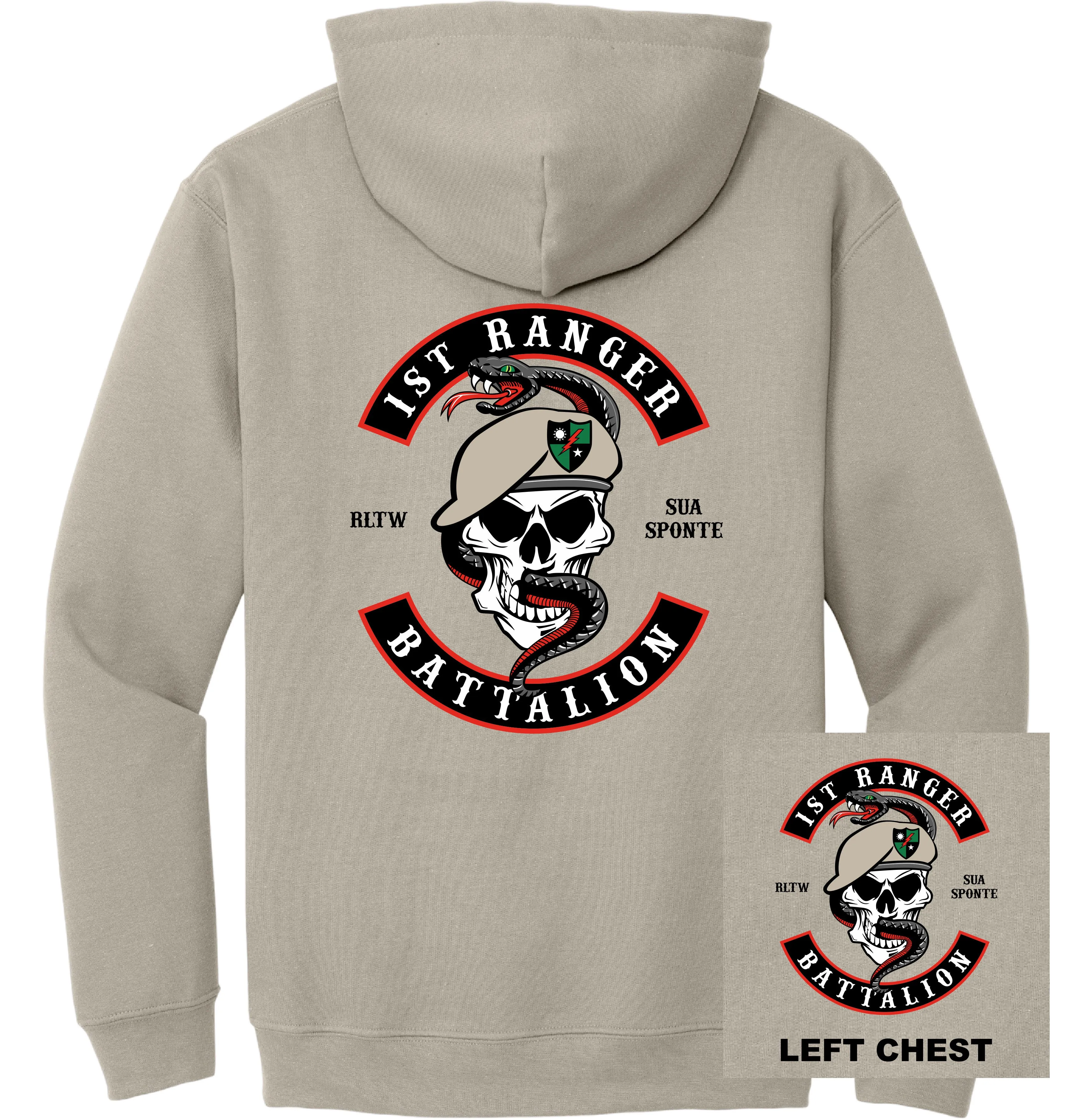 US Army - 1st Ranger Battalion Hoodie