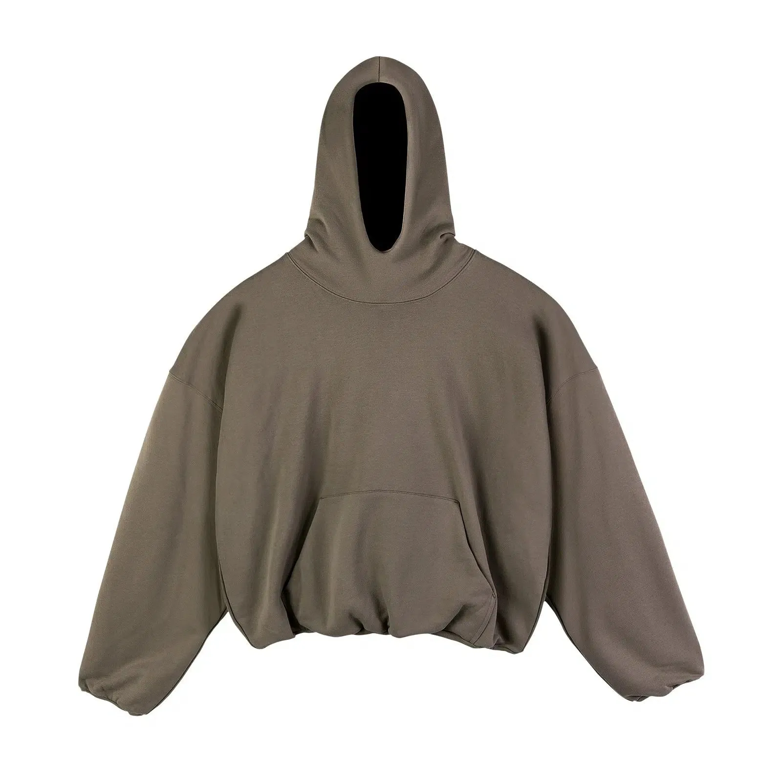 Velvet Solid Color Long Sleeve Hoodie