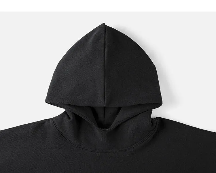 Velvet Solid Color Long Sleeve Hoodie
