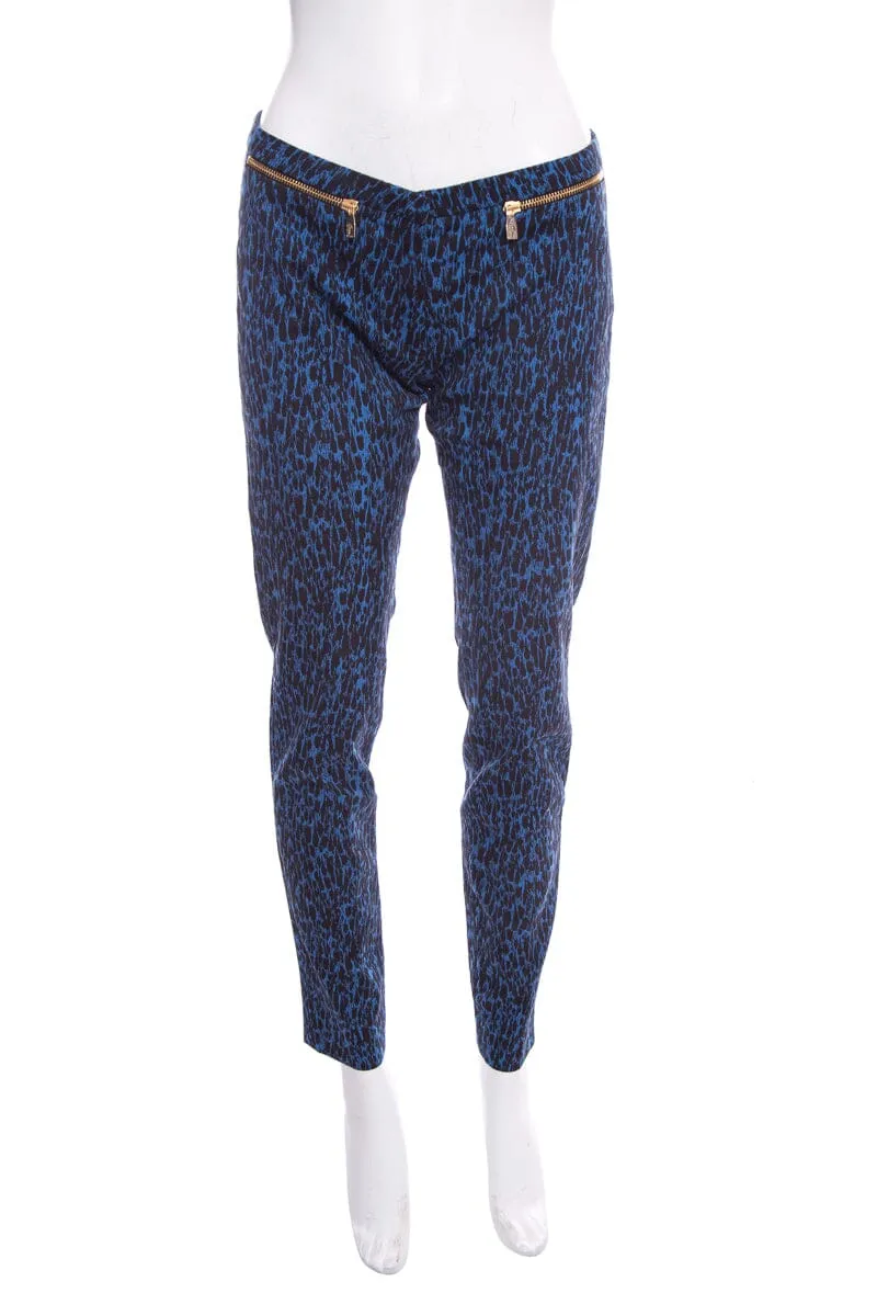 Versace Collection Cheetah Low Rise Pant SZ 44