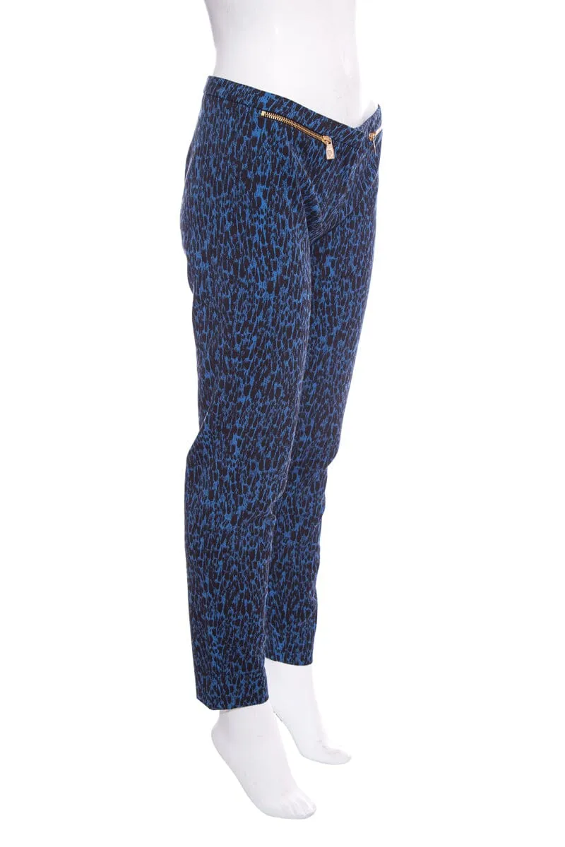 Versace Collection Cheetah Low Rise Pant SZ 44