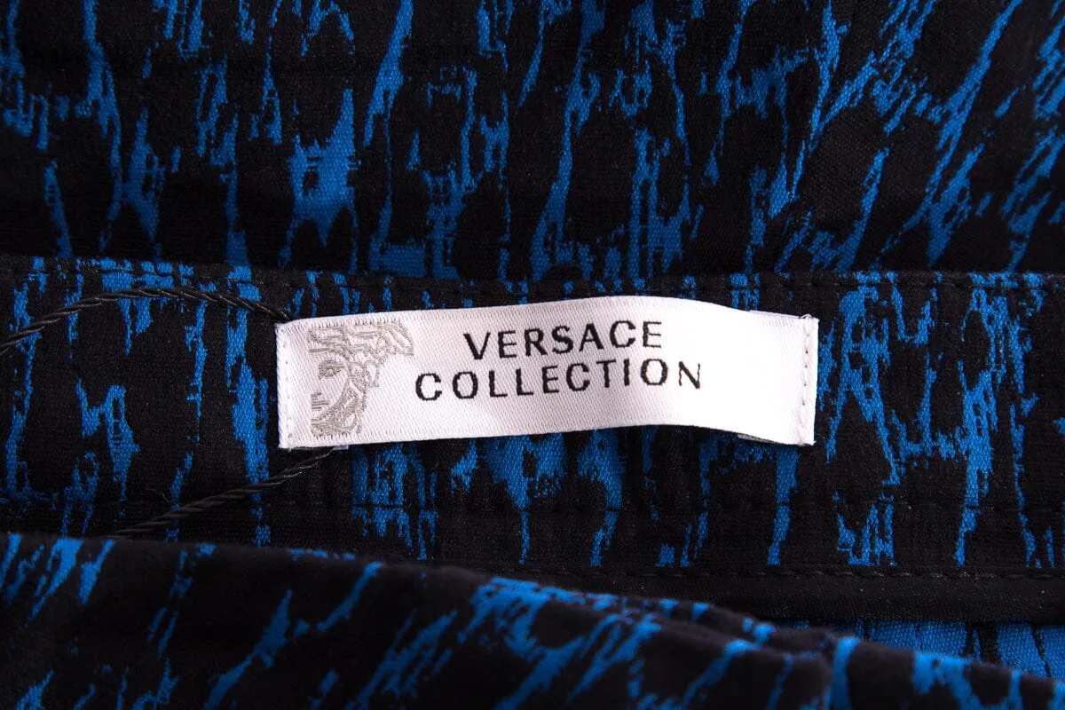 Versace Collection Cheetah Low Rise Pant SZ 44