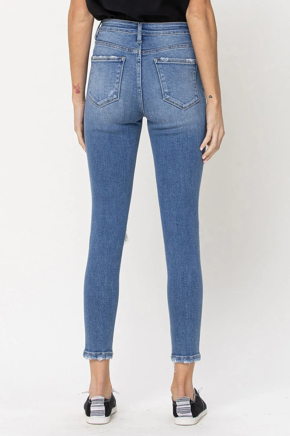 Vervet | High Rise Distressed Skinny Jeans FINAL SALE