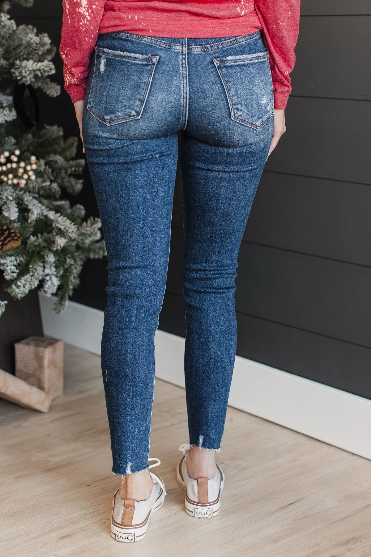 Vervet Tummy Control Skinny Jeans- Joy Wash