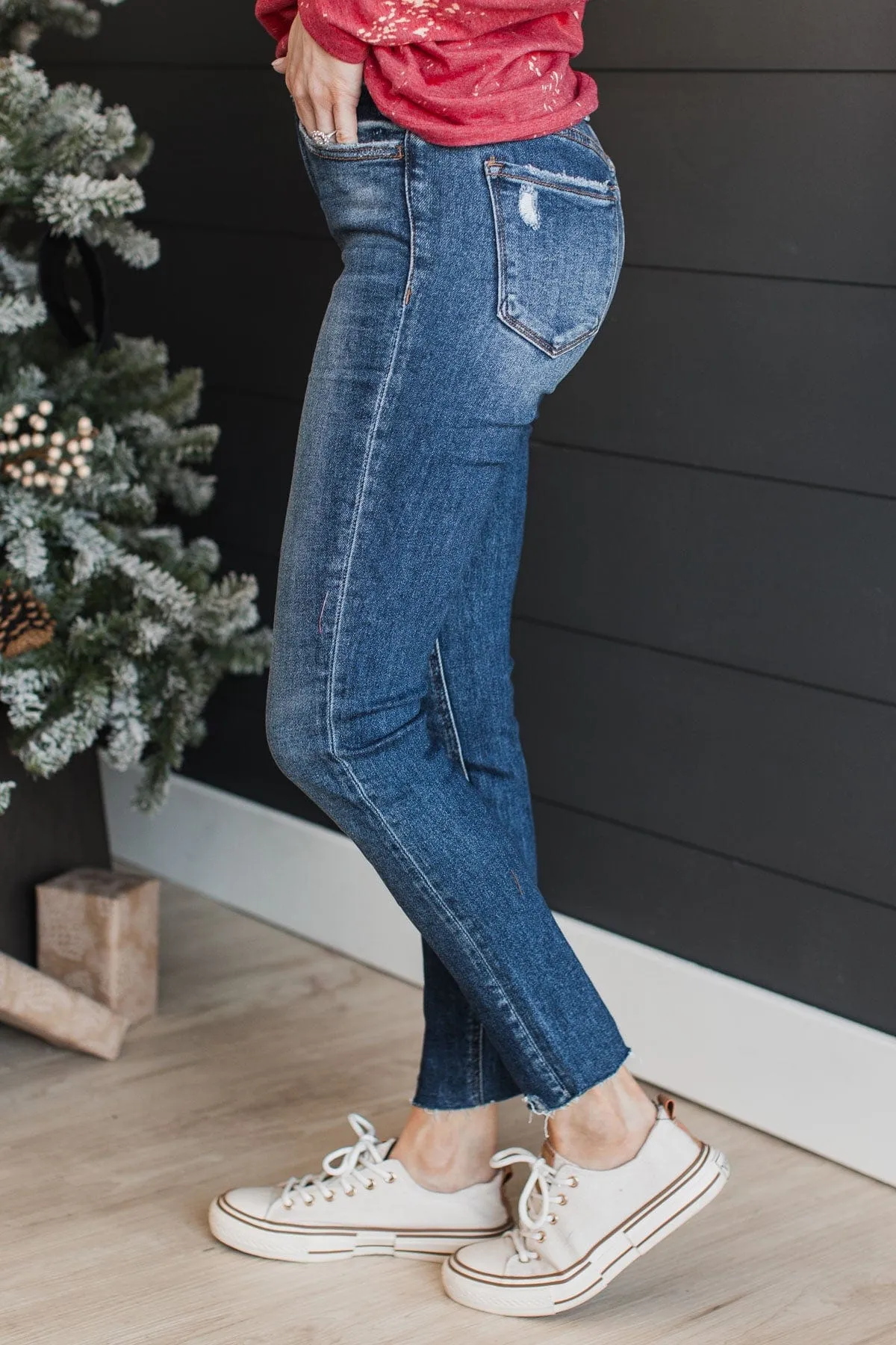 Vervet Tummy Control Skinny Jeans- Joy Wash