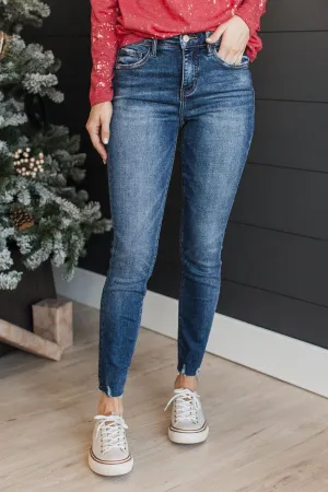 Vervet Tummy Control Skinny Jeans- Joy Wash