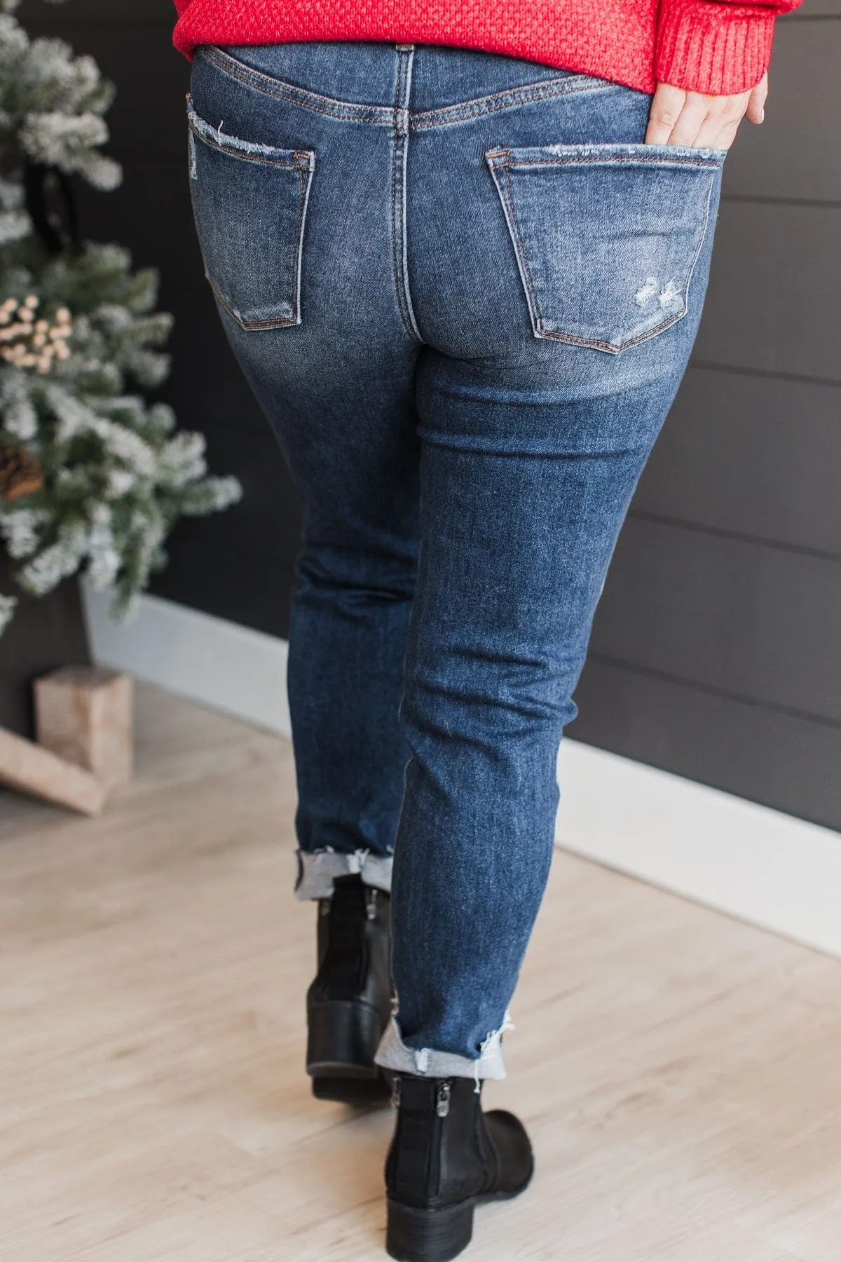 Vervet Tummy Control Skinny Jeans- Joy Wash