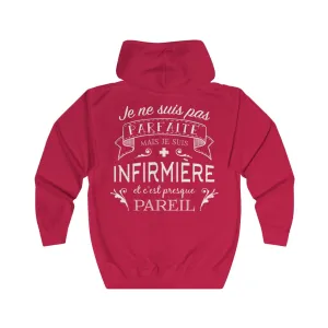 Veste zippée - Cadeau humour pour une Infirmière