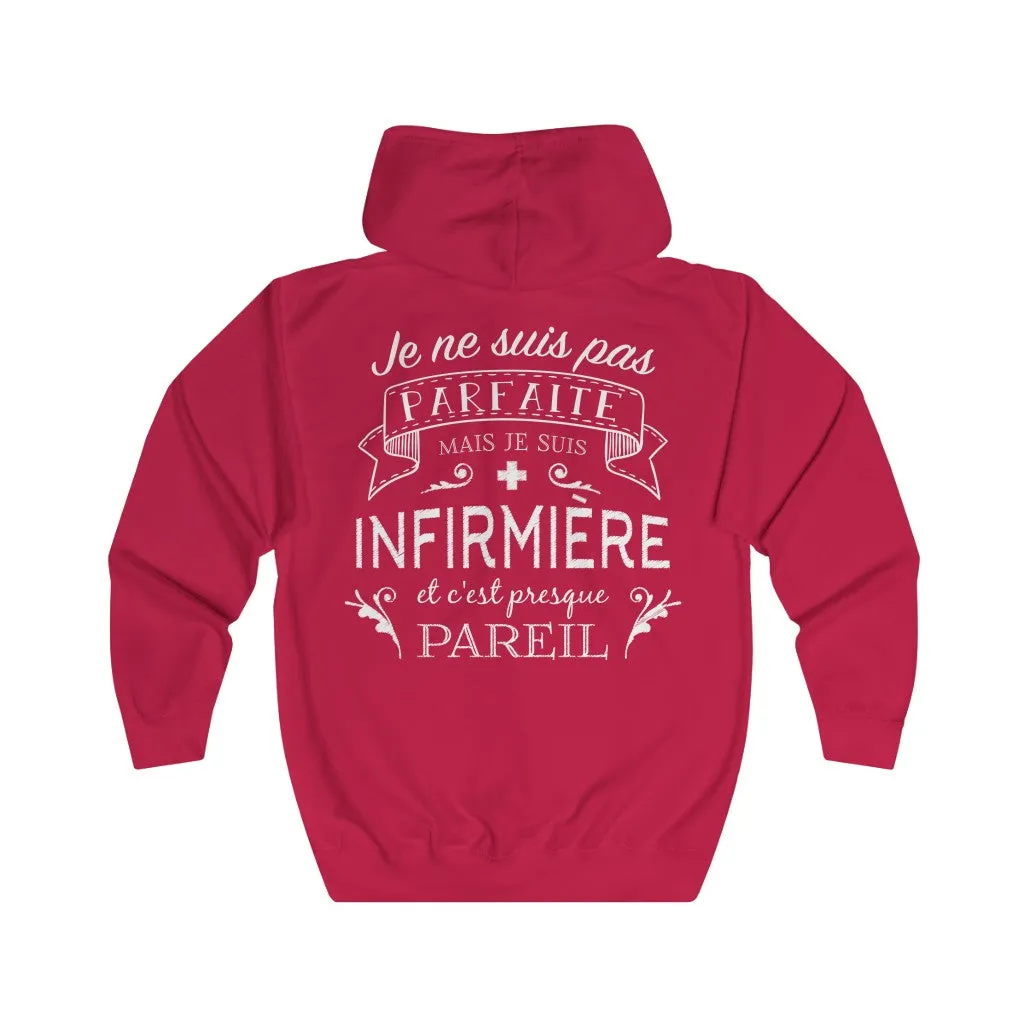 Veste zippée - Cadeau humour pour une Infirmière