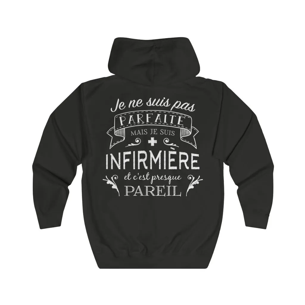 Veste zippée - Cadeau humour pour une Infirmière
