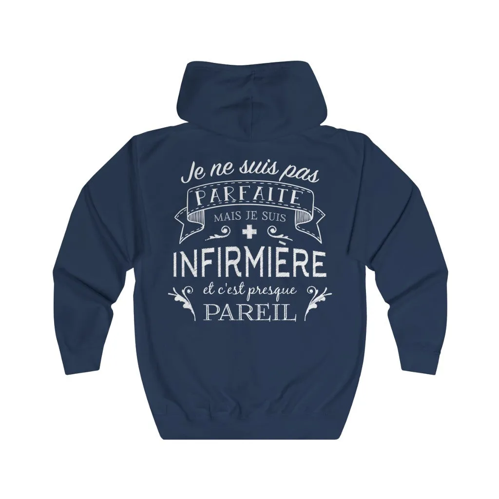 Veste zippée - Cadeau humour pour une Infirmière