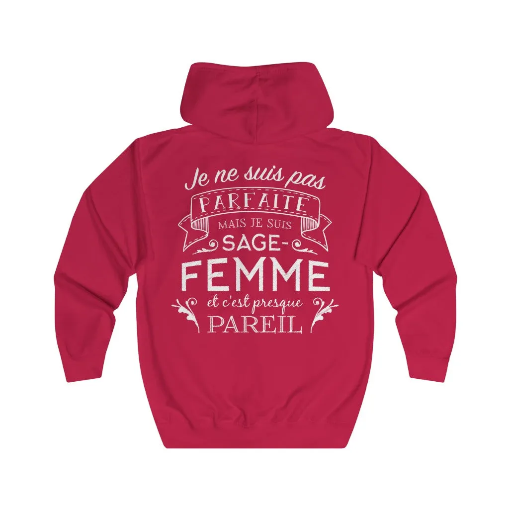 Veste zippée - Cadeau humour pour une Sage-femme