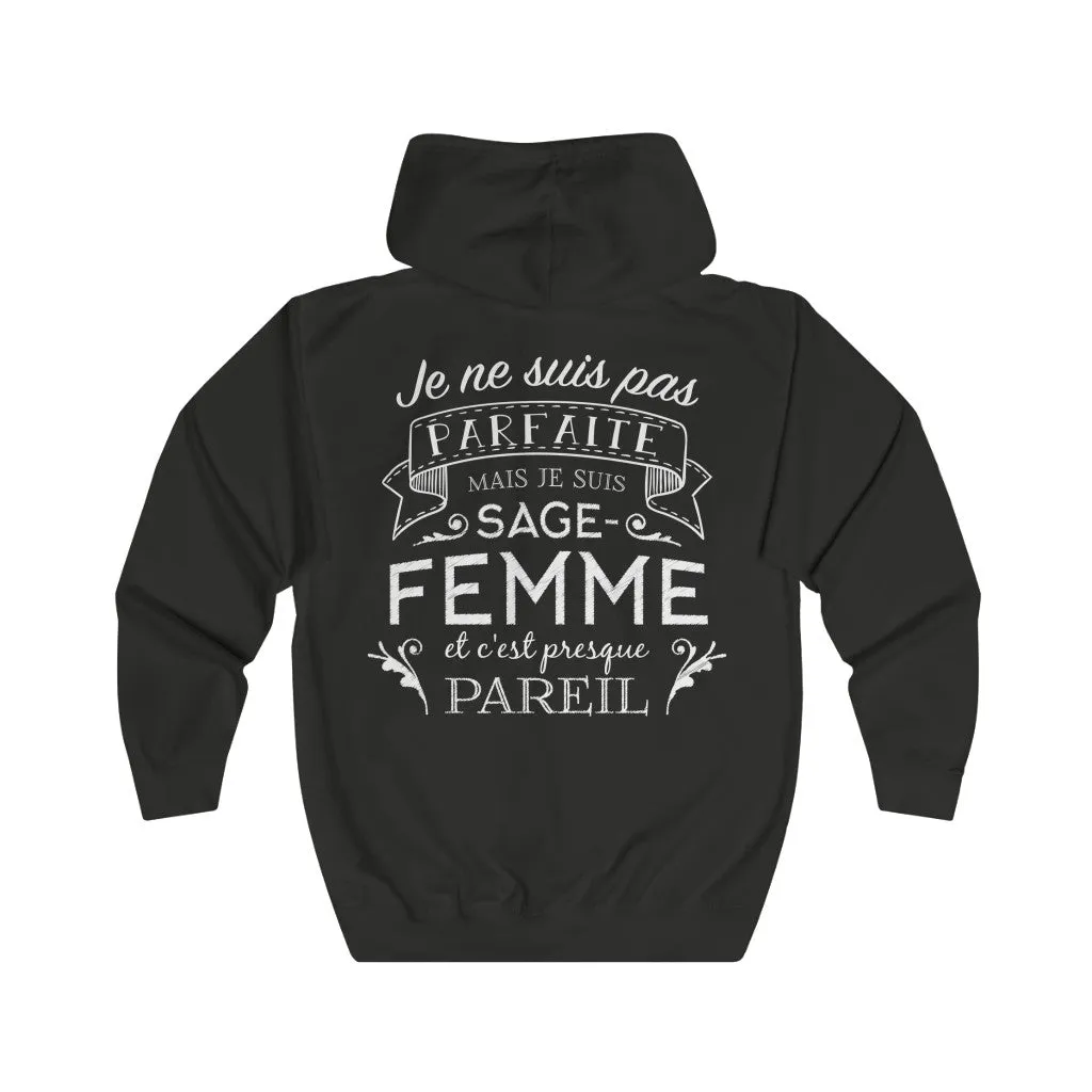 Veste zippée - Cadeau humour pour une Sage-femme