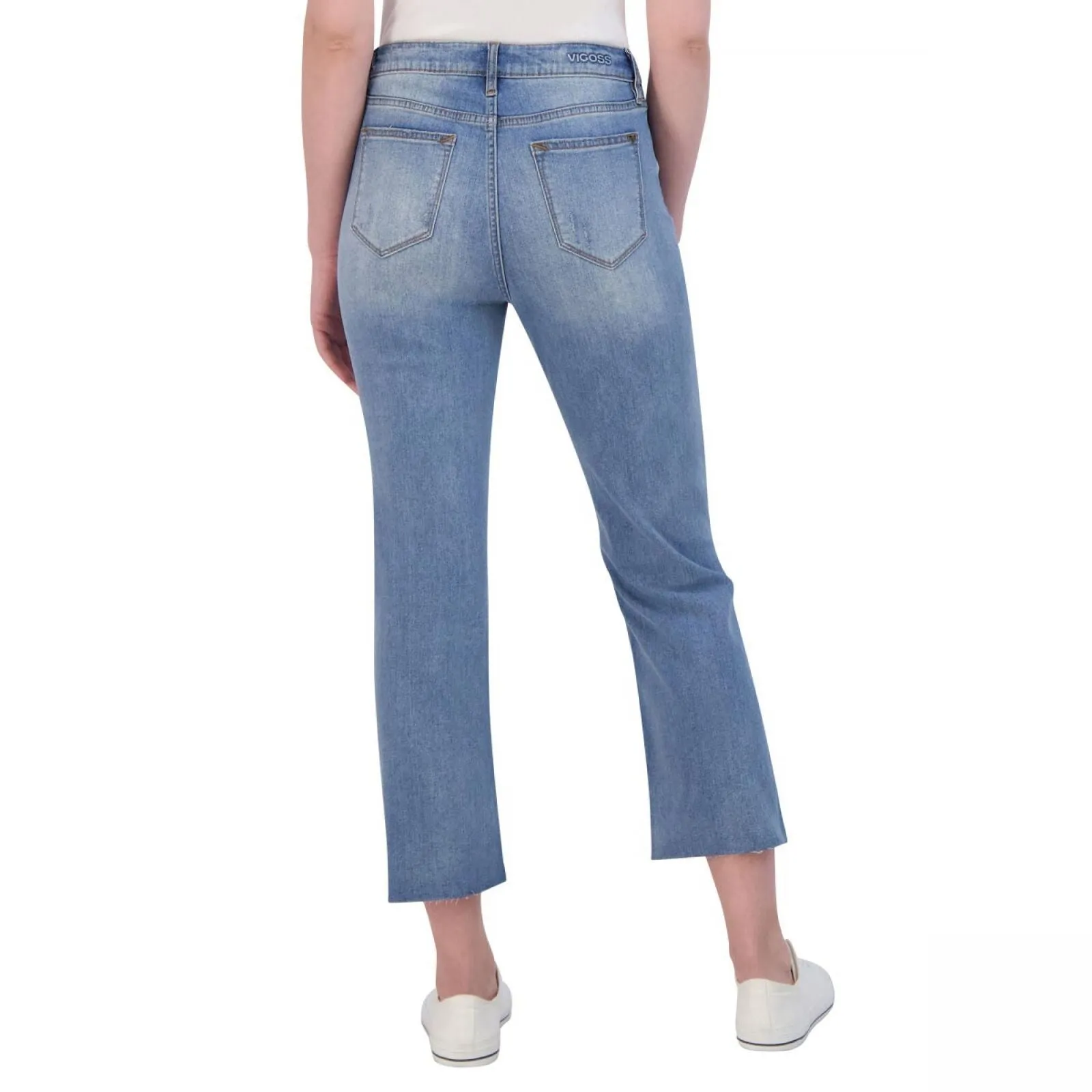 Vigoss Ladies' High-Rise Straight Crop Jean 1801122