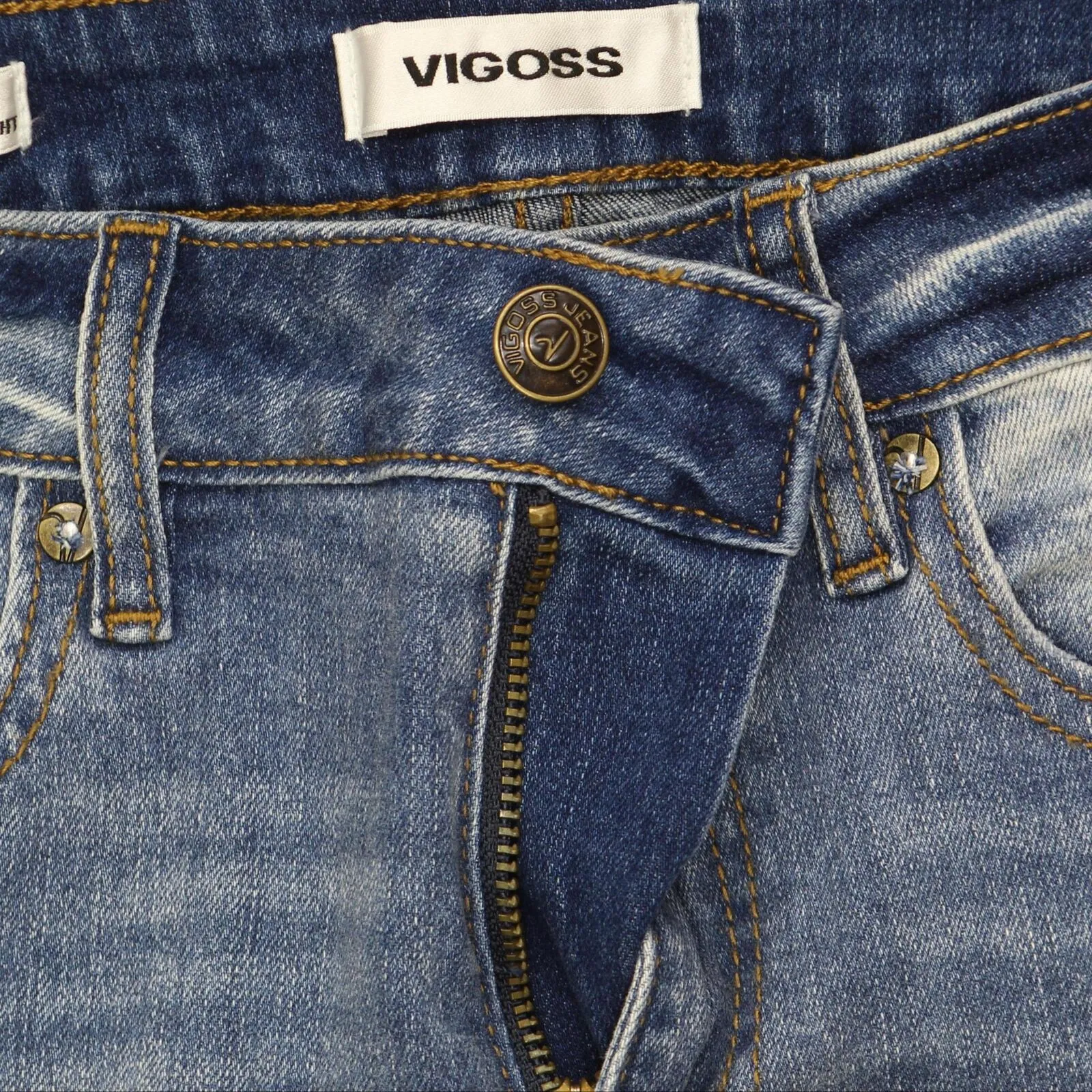Vigoss Ladies' High-Rise Straight Crop Jean 1801122