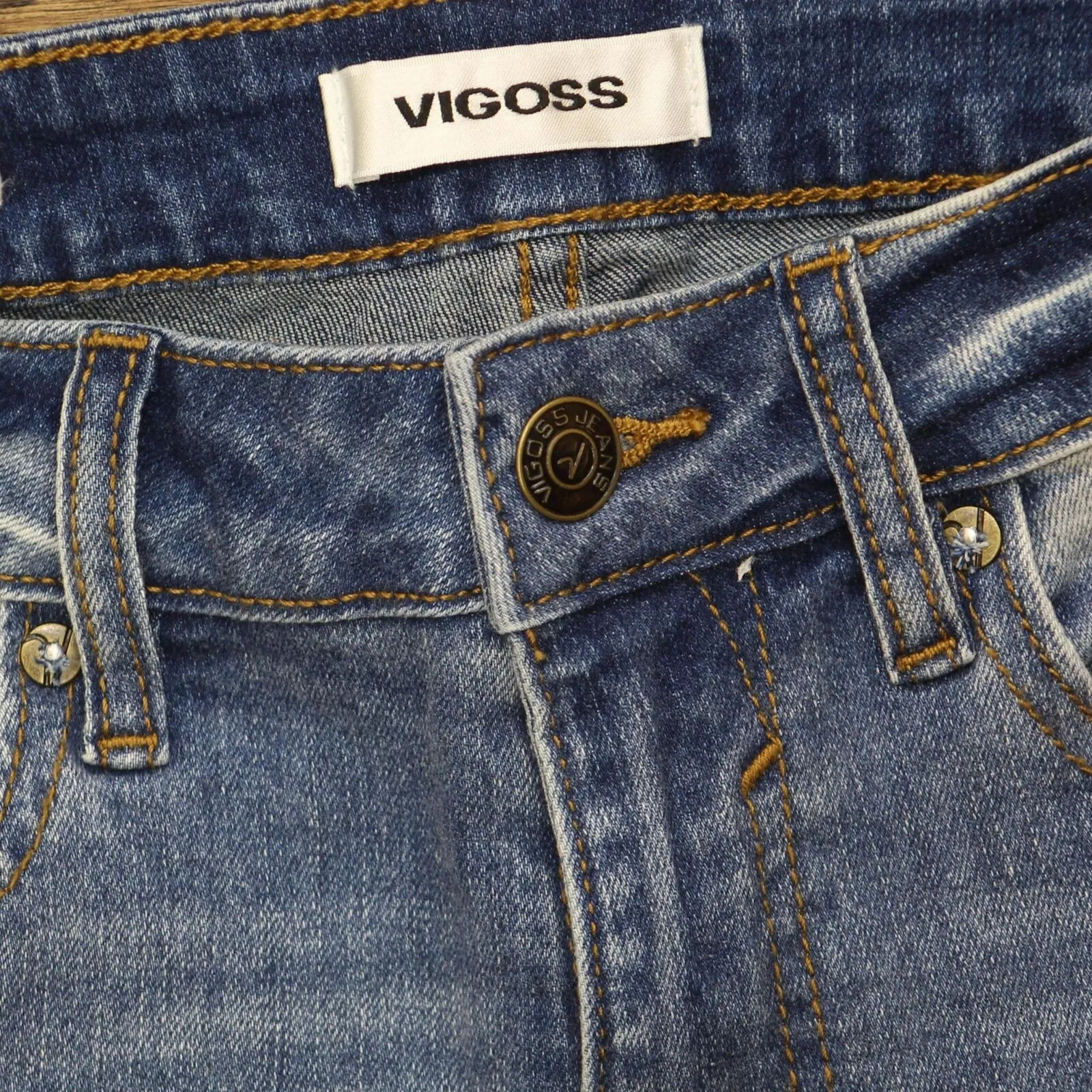 Vigoss Ladies' High-Rise Straight Crop Jean 1801122