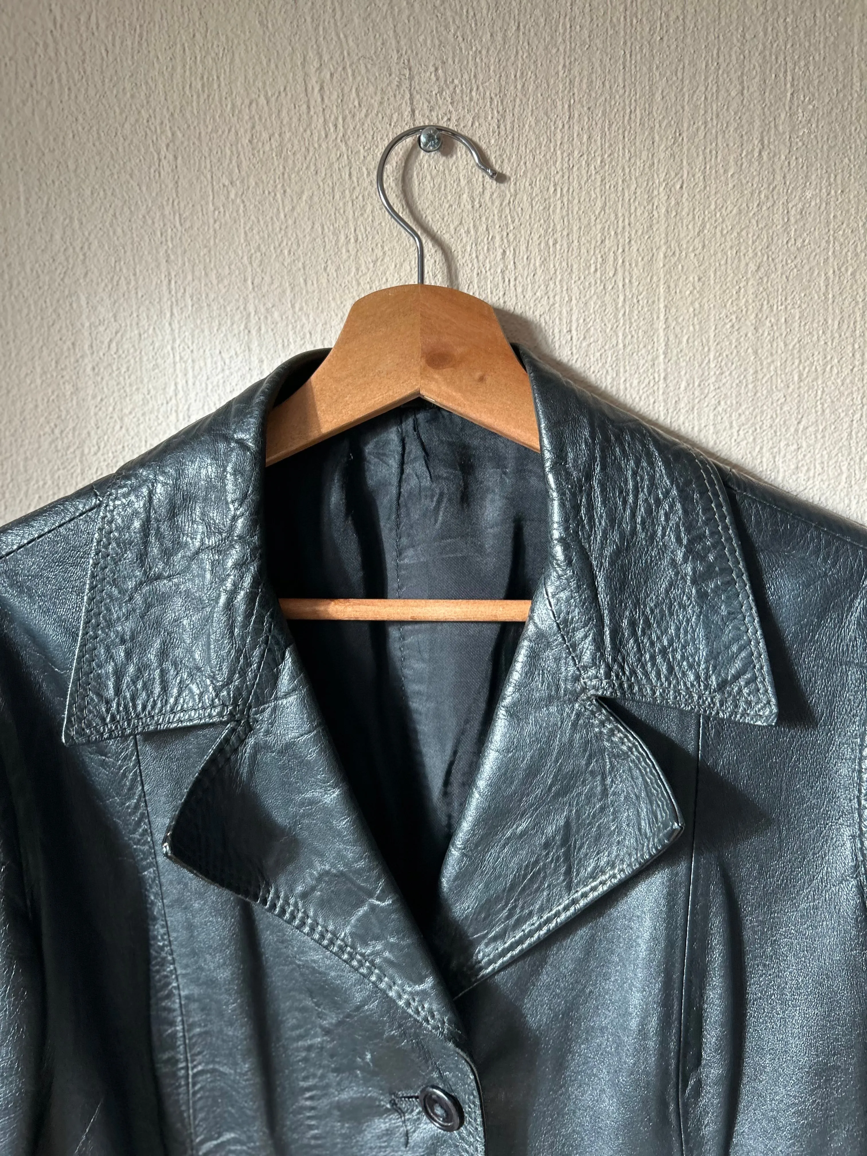 Vintage leather coat