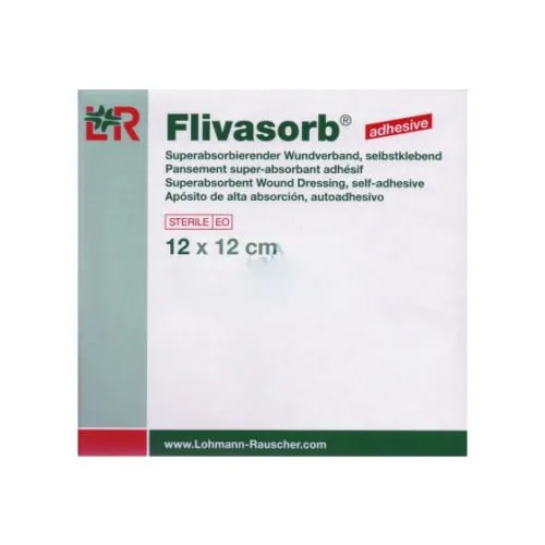 Vliwasorb Adhesive Superabsorbent Wound Dressing 15cm x 25cm