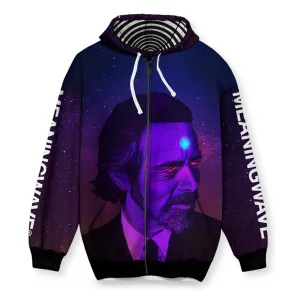 WATTSWAVE: How To Be A Better Person Men's Zip-Up Hoodie