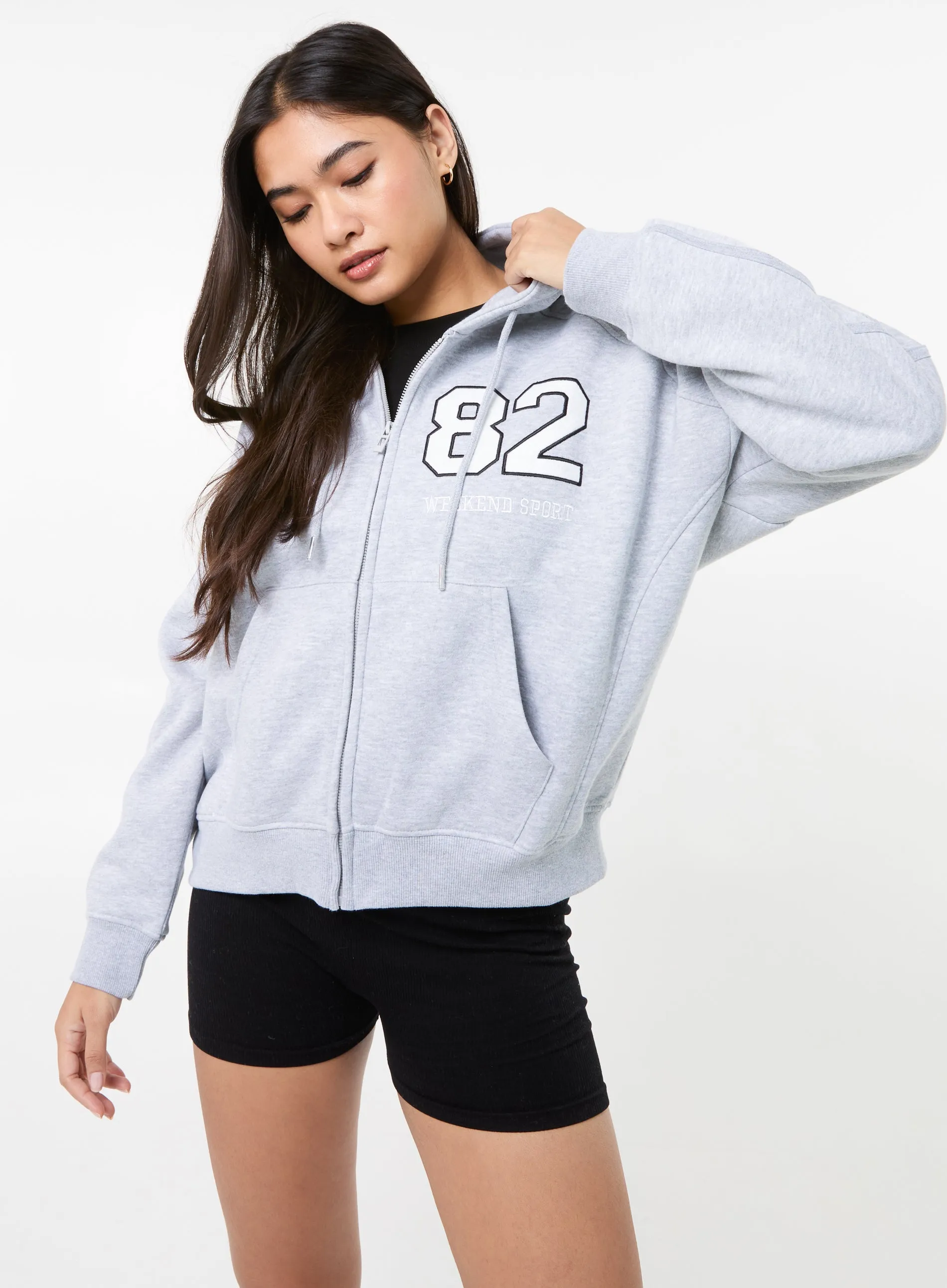 Weekend Sport Zip Up Hoodie