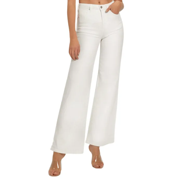 White High Rise Jeans