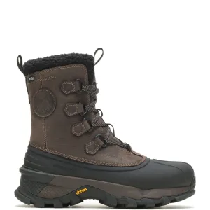 Wolverine Elite Glacier EPX WP Insulated Mens Brown Wide Rain Boots