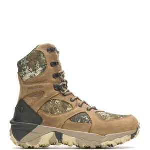 Wolverine Field Guide Waterproof Insulated 8" Mens Brown Wide Hiking Boots