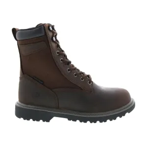 Wolverine Floorhand Waterproof Insulated 8" Mens Brown Wide Work Boots