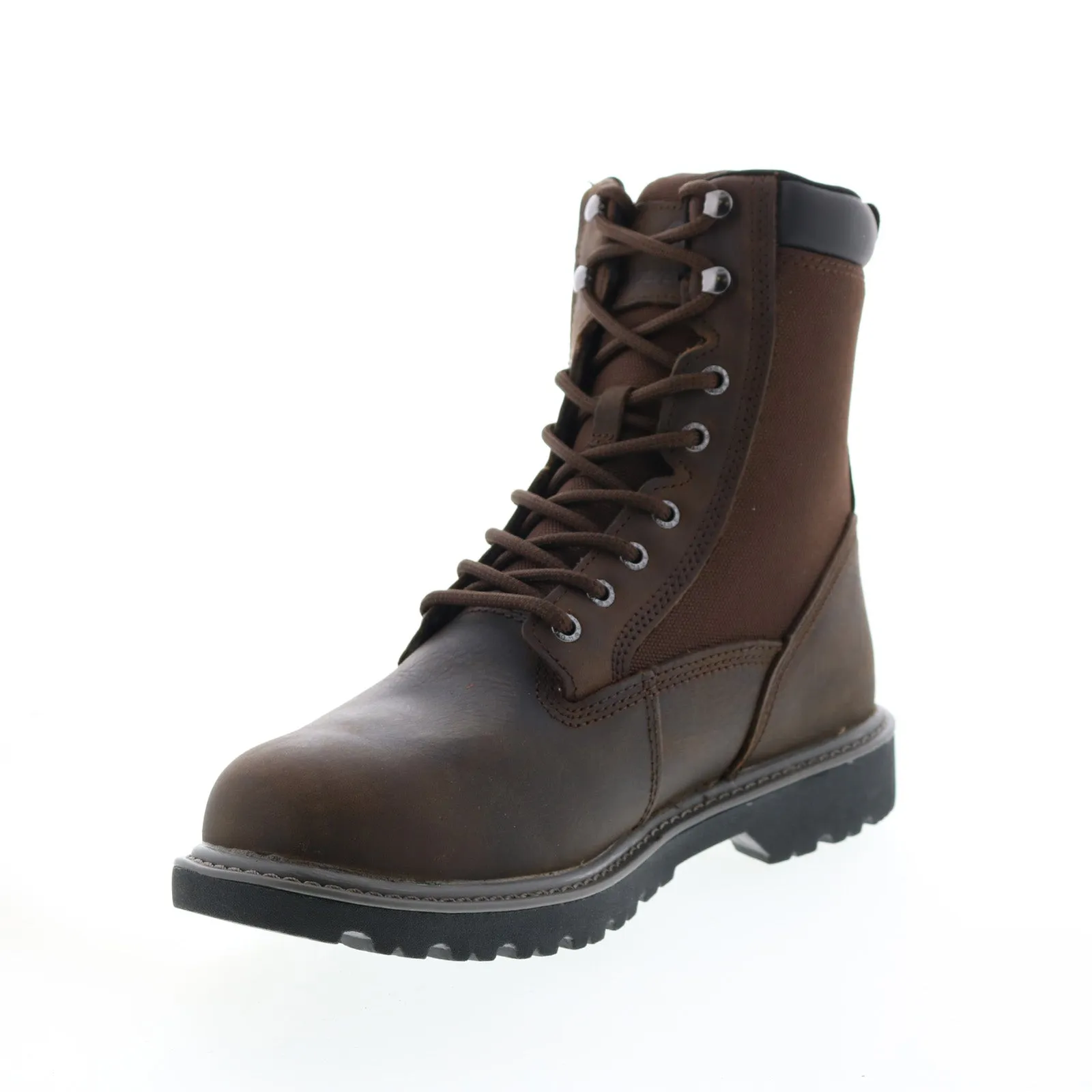 Wolverine Floorhand Waterproof Insulated 8" Mens Brown Wide Work Boots