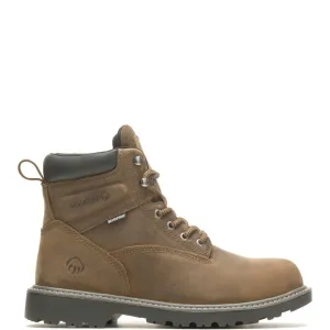 Wolverine Floorhand WP Insulated Steel Toe Mens Brown Wide Work Boots