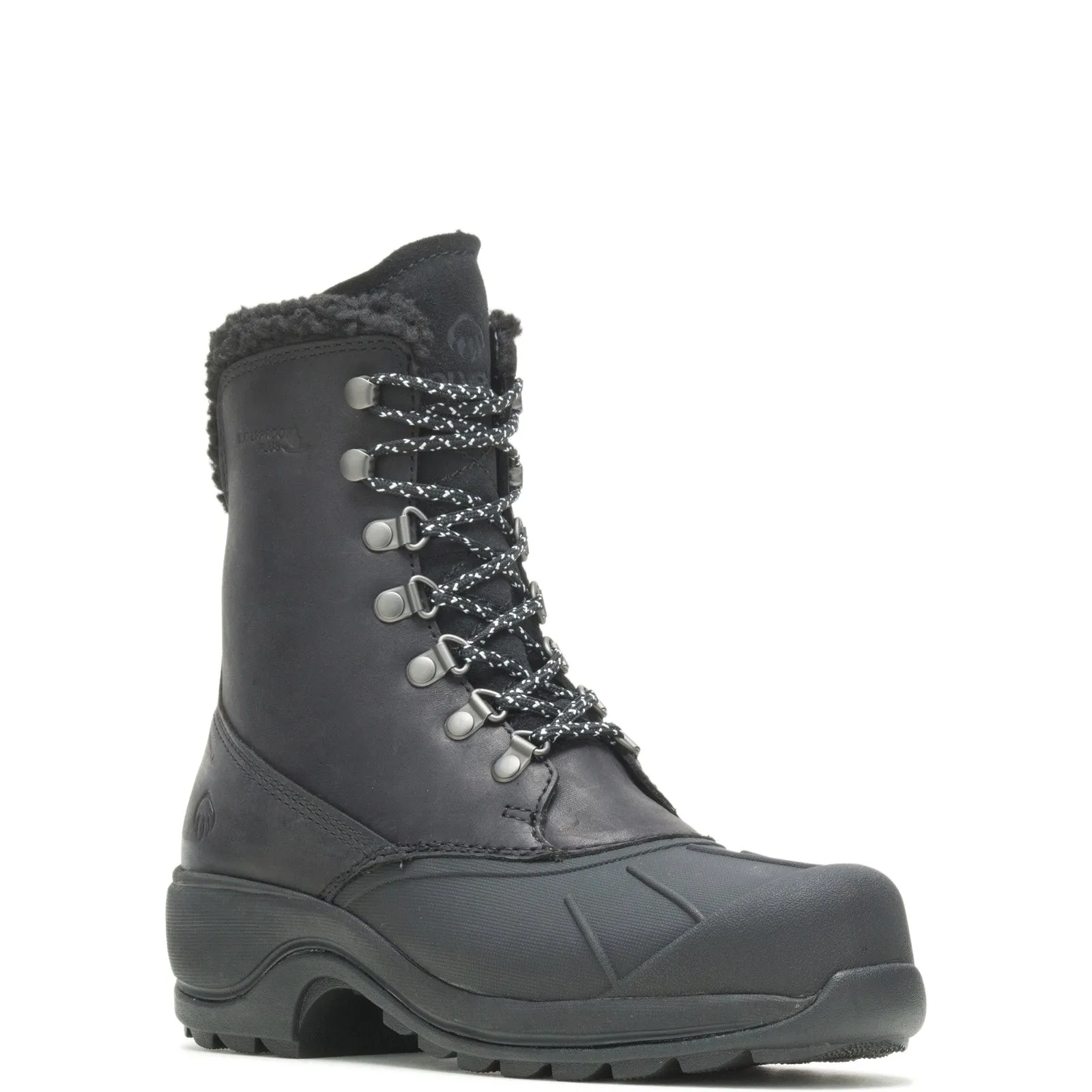 Wolverine Frost Insulated Tall W880216 Womens Black Wide Leather Work Boots