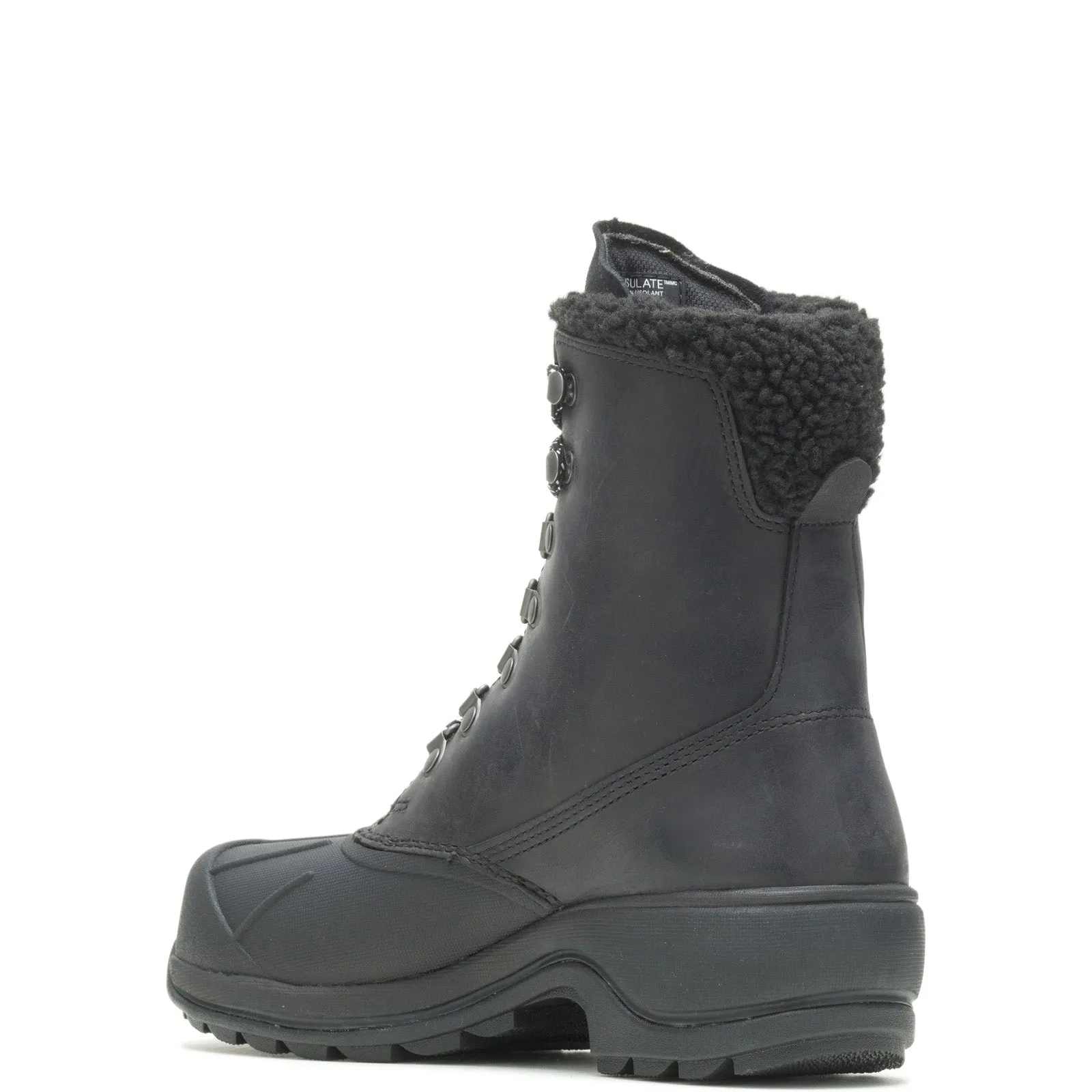 Wolverine Frost Insulated Tall W880216 Womens Black Wide Leather Work Boots