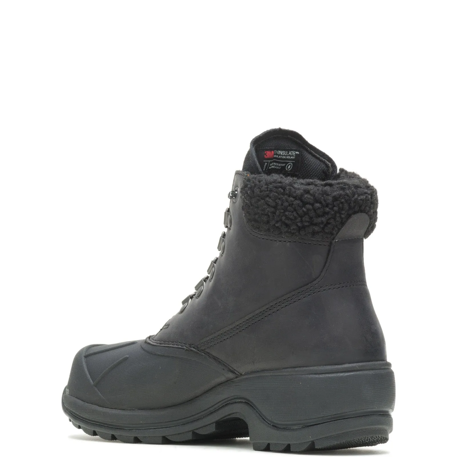 Wolverine Frost Insulated W880210 Womens Black Wide Work Boots