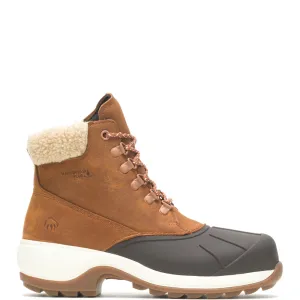Wolverine Frost Insulated Waterproof W880212 Womens Brown Wide Work Boots