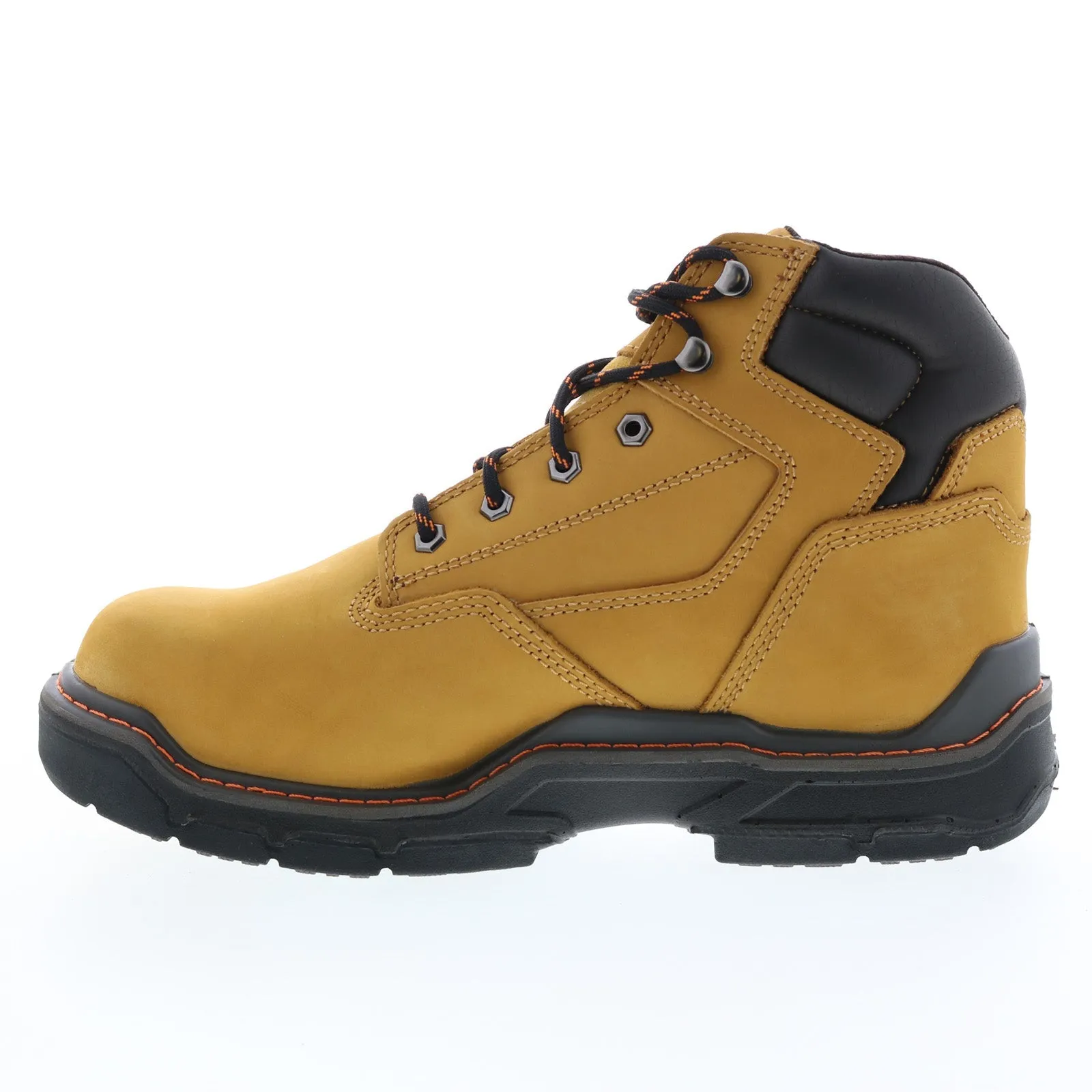 Wolverine Raider Durashocks Insulated 6" CarbonMax Mens Brown Wide Work Boots