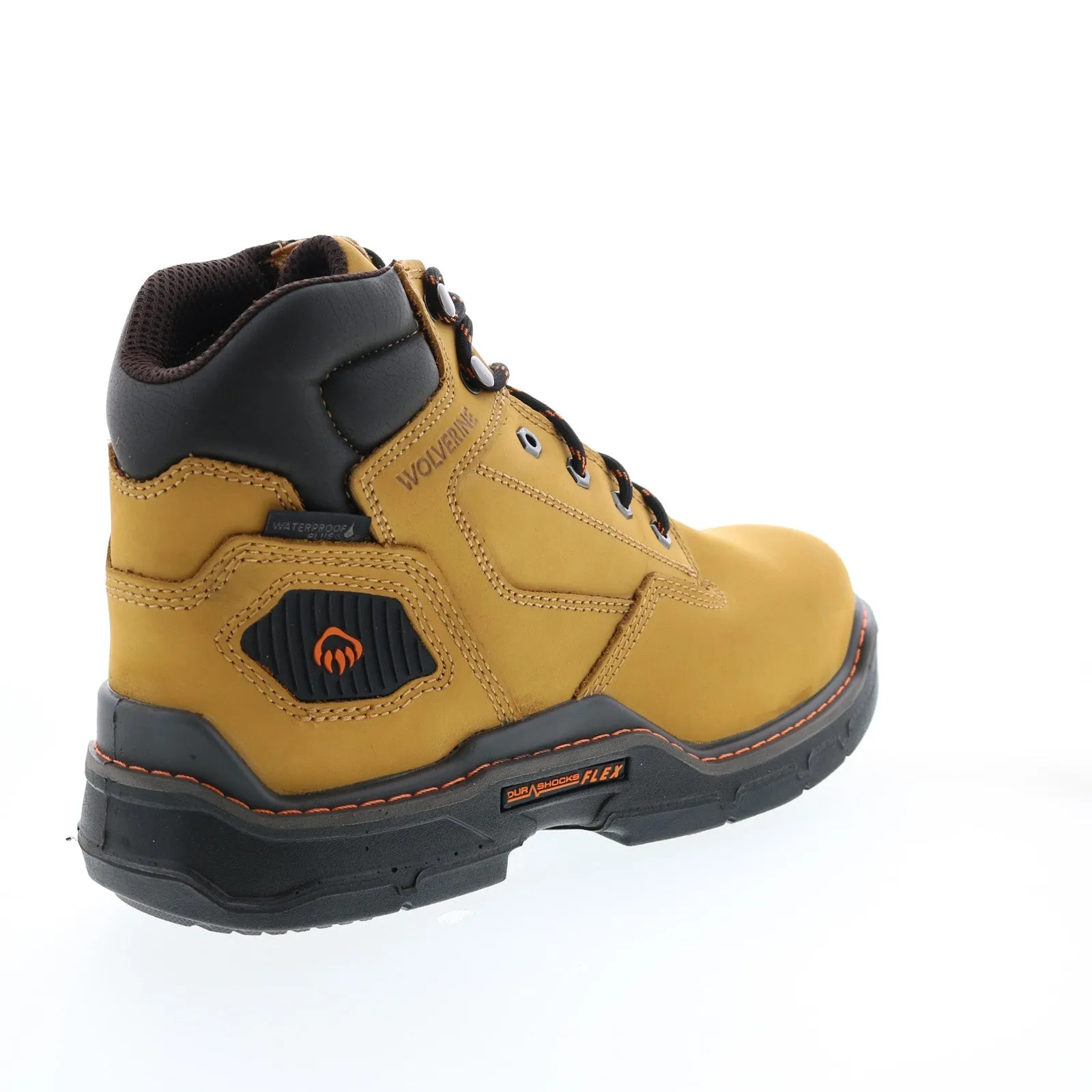 Wolverine Raider Durashocks Insulated 6" CarbonMax Mens Brown Wide Work Boots