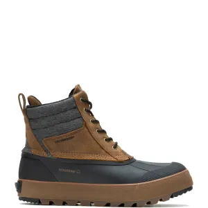 Wolverine Torrent Trek EPX WP Insulated Mid Mens Brown Wide Rain Boots