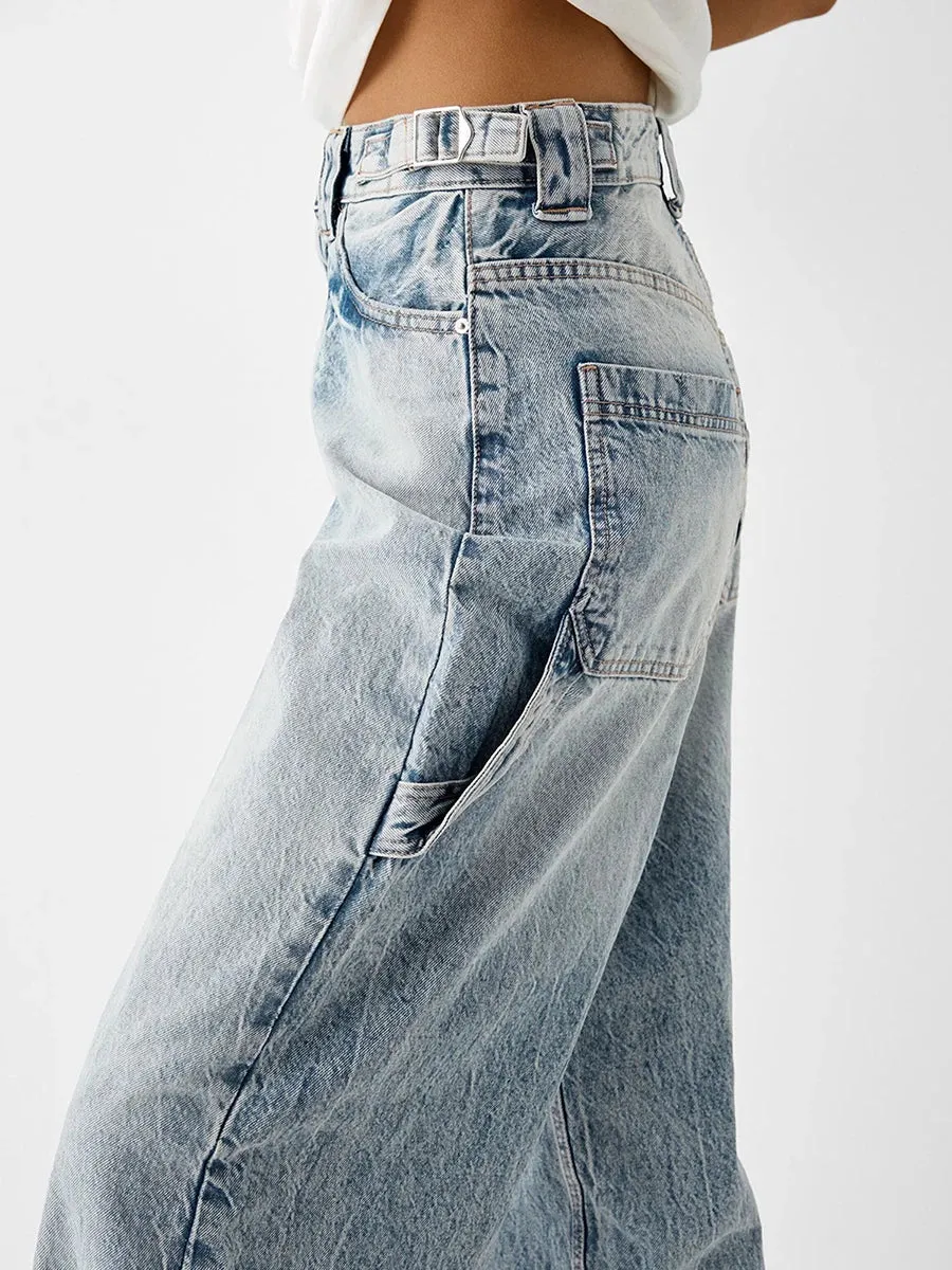 women Low Rise Boyfriend Jeans