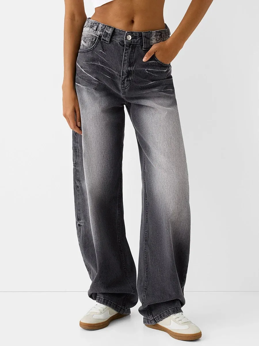 women Low Rise Boyfriend Jeans
