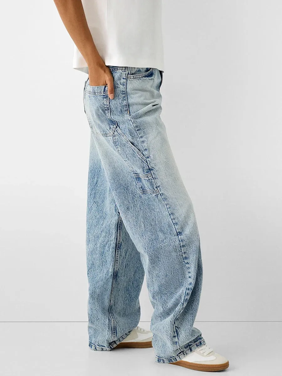 women Low Rise Boyfriend Jeans