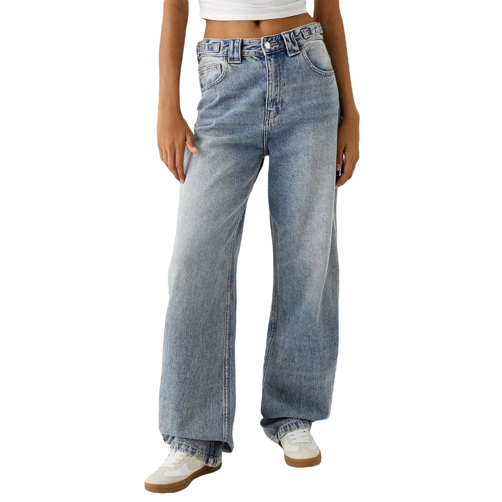 women Low Rise Boyfriend Jeans